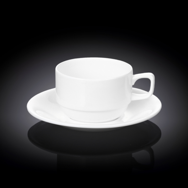 Tea cup & saucer wl‑993008/ab Wilmax (photo 1)